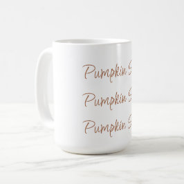 Taza De Café Especie de calabaza Simple y elegante tipografía d