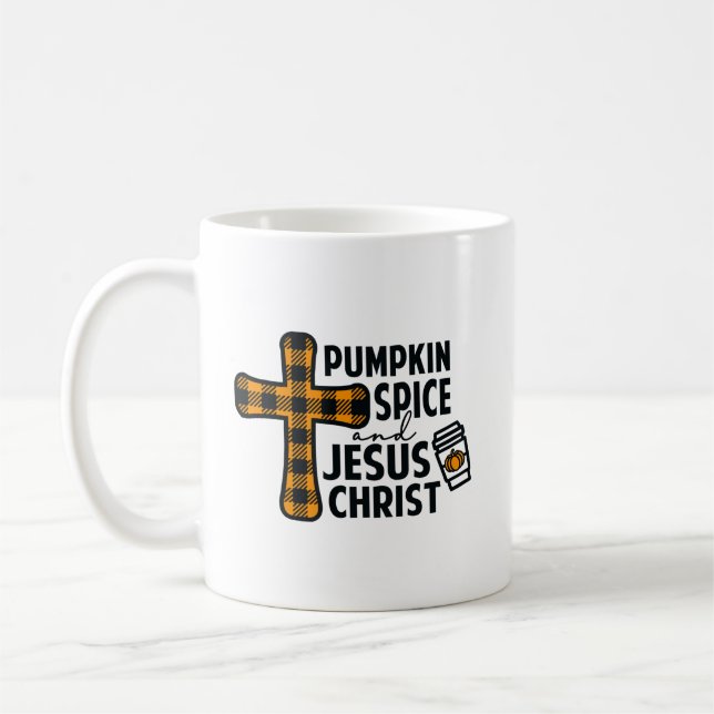 Taza De Café Especie de calabaza y Jesucristo (Izquierda)