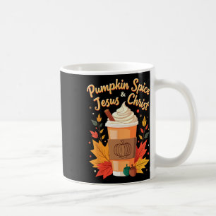 Taza De Café Especie De Calabaza Y Jesucristo Agradecimiento Cr