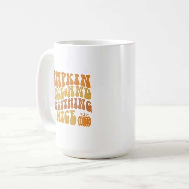 Taza De Café Especie De Calabaza Y Todo Lo Bueno (Anverso izquierdo)