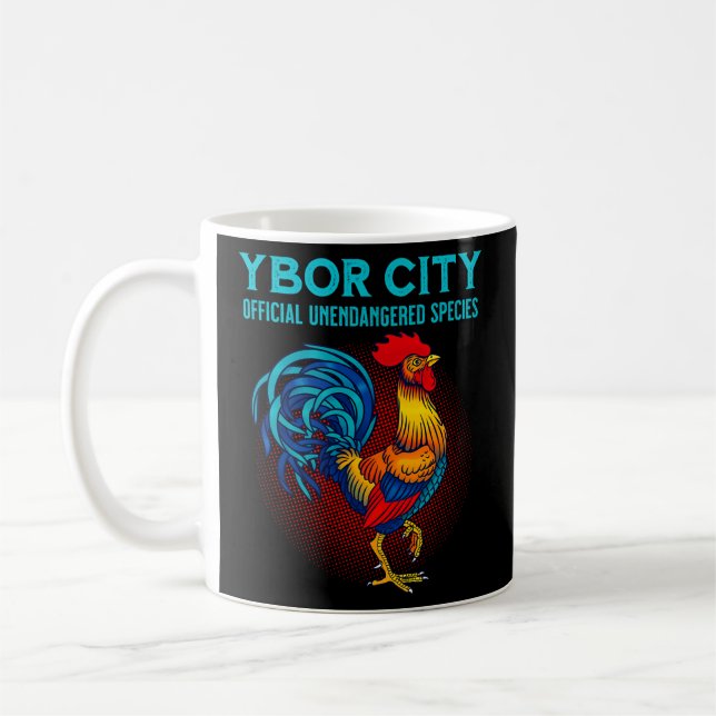 Taza De Café Especie oficial de Ybor City Tampa no amenazada (Izquierda)
