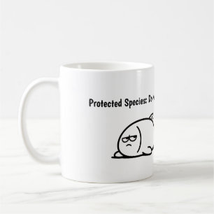 Taza De Café Especies Protegidas No Molestar Divertida Salada P