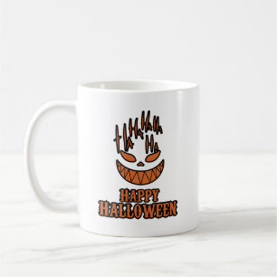 Taza De Café Espectacular cara de Halloween Grita Horror Oscuro
