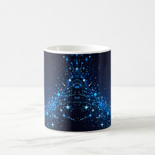 Taza De Café Espectacular golpe de estado en azul profundo
