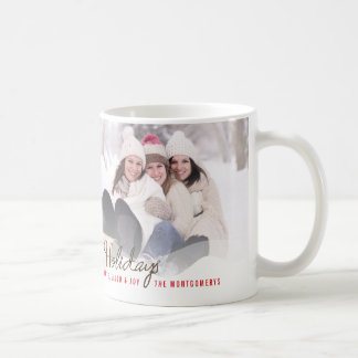 Taza De Café Espectacular nieve de navidad árboles de festivida