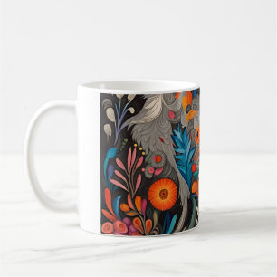 Taza De Café Espectacular patrón otomano colorido