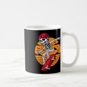Taza De Café Espectacular Skateboarding Skeleton Funny Skater
