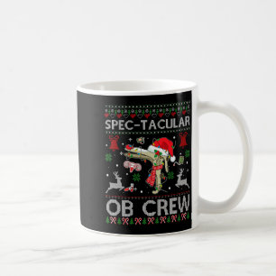 Taza De Café Espectacular Sudadera de Navidad Fea Speculum Crew