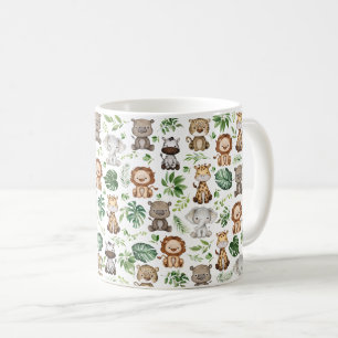 Taza De Café Espectaculares animales salvajes Safari de la jung
