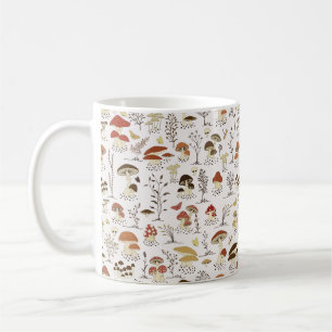 Taza De Café Espectáculo caprichoso de los hongos de Woodland