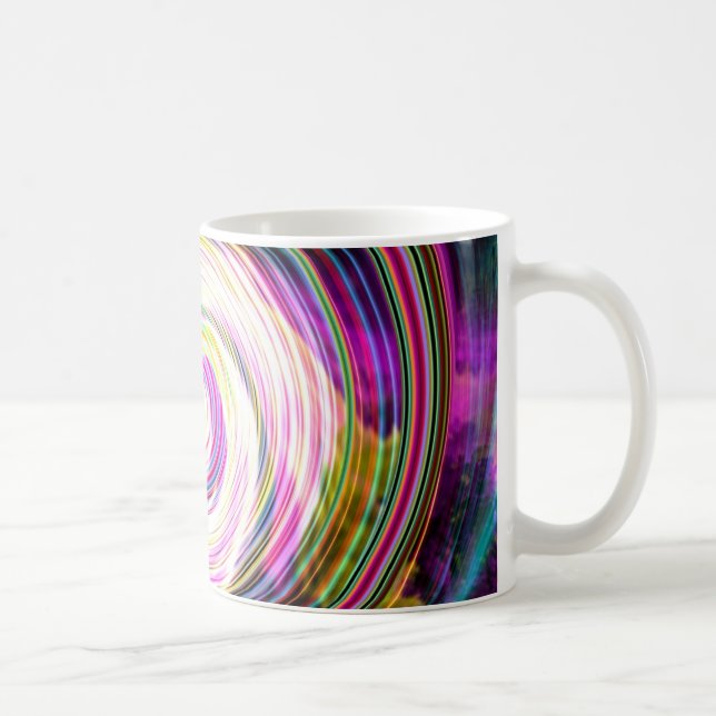 Taza De Café Espectáculo Cosmico Mug de Swirl Blanco (Derecha)