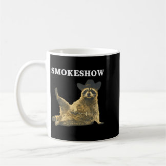 Taza De Café Espectáculo divertido de vaquero mapache maestro d