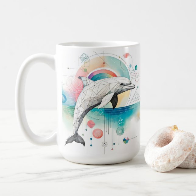 Taza De Café Espectro del mar (Con donut)