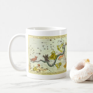 Taza De Café Espejo de Urania, Mapa Celeste de Astronomía Antig