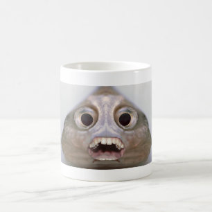 Taza de café espeluznante divertida del monstruo