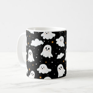 Taza De Café Espeluznante estela de estela nublada de Halloween