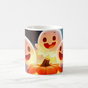 Taza De Café Espeluznante Fiesta de calabaza fantasma