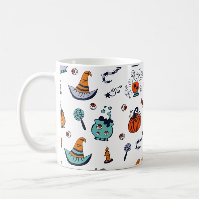 Taza De Café Espeluznante Halloween (Izquierda)