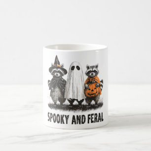 Taza De Café Espeluznante Y Feral Halloween Tía Fantasma