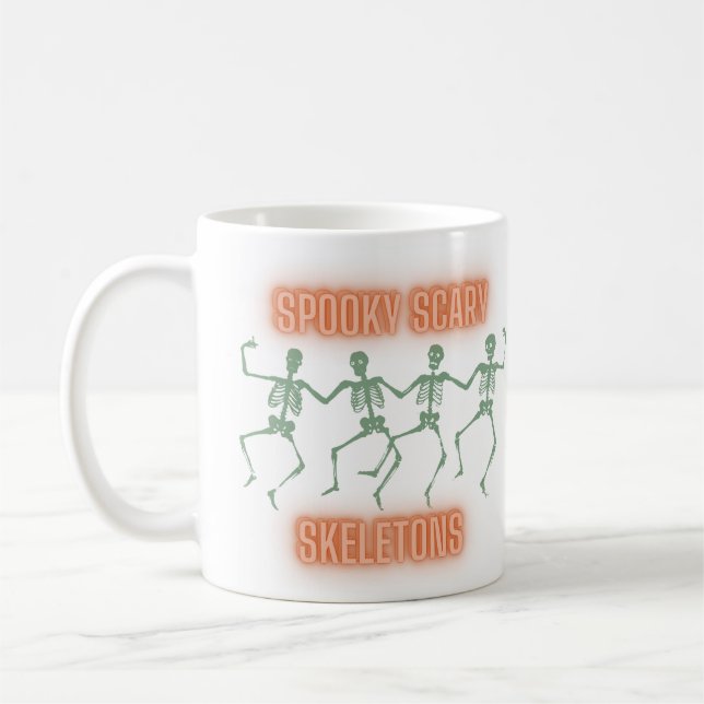 Taza De Café Espeluznantes esqueletos (Izquierda)