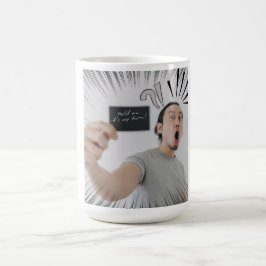Taza De Café ¡Espera, Es Mi Turno! – Diseño de Expresión Cómica