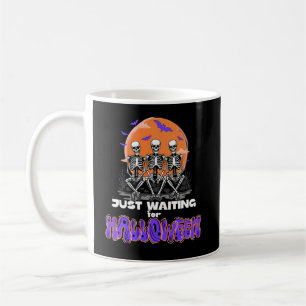 Taza De Café Esperando a Halloween, cuenta regresiva Escrúpulo