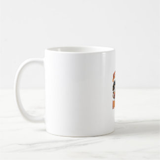 Taza De Café Esperando A Los Gatos De Halloween