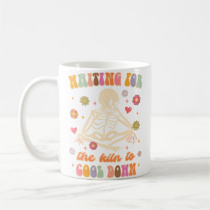 Taza De Café Esperando a que el horno se enfríe Mak de arcilla 