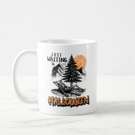 Taza De Café Esperando El Verano Relax De Halloween