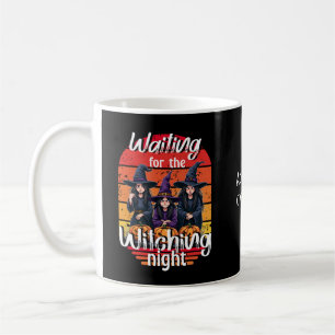 Taza De Café Esperando la noche de brujas, espeluznante Fiesta