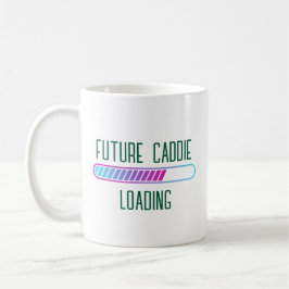 Taza De Café Esperando que Papá Golf Revele el Futuro Caddie Ca