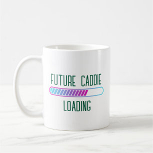 Taza De Café Esperando que Papá Golf Revele el Futuro Caddie Ca