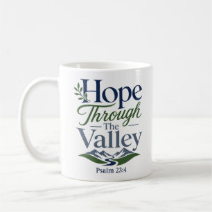 Taza De Café Esperanza a través de la cita de esperanza escritu