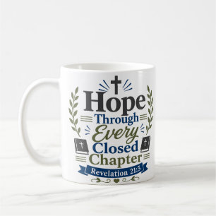 Taza De Café Esperanza a través de la cita de las Escrituras de