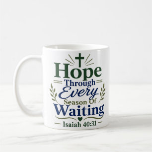 Taza De Café Esperanza a través de la temporada de espera cita