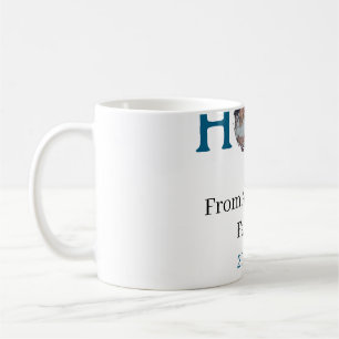 Taza De Café esperanza azul vacaciones letra negrita niños foto