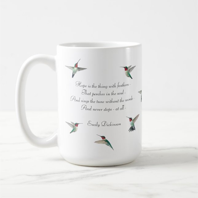 Taza De Café Esperanza colibrí (Izquierda)