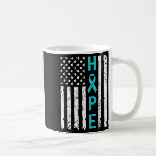 Taza De Café Esperanza Concienciación Sobre El Cáncer Cervical