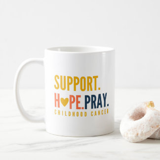 Taza De Café esperanza de apoyo al cáncer infantil Mug