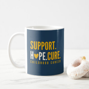 Taza De Café esperanza de apoyo al cáncer infantil Mug