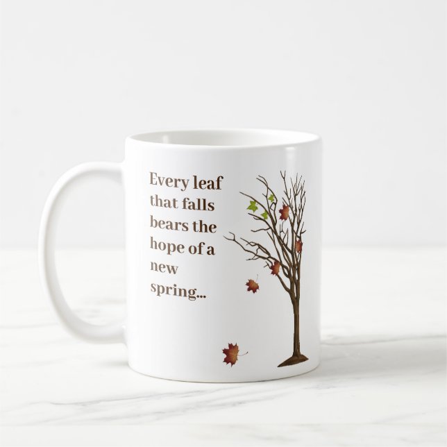 Taza De Café Esperanza de la primavera (Izquierda)