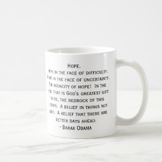 Taza De Café Esperanza de Obama