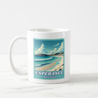 Taza De Café Esperanza en Australia Occidental Retro Skyline