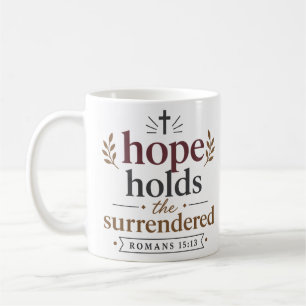 Taza De Café Esperanza Mantiene Al Cristiano Rendido Aliento