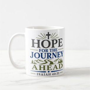 Taza De Café Esperanza para el viaje adelante Elegante basado e