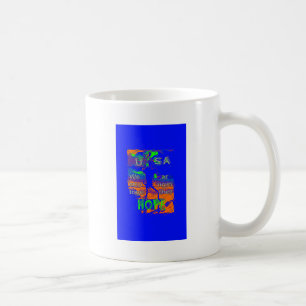 Taza De Café Esperanza psicodélica de Estados Unidos: Arte de l