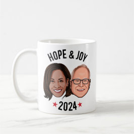 Taza De Café Esperanza y alegría - Harris Walz