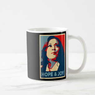 Taza De Café Esperanza Y Alegría Kamala Harris Obama Retrato De