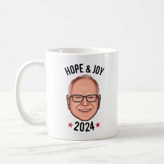 Taza De Café Esperanza y alegría - Tim Walz