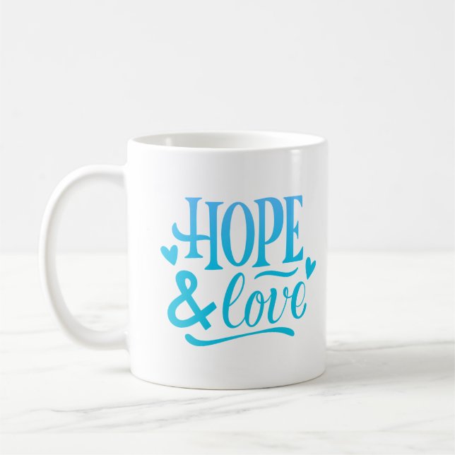TAZA DE CAFÉ ESPERANZA Y AMOR (Izquierda)